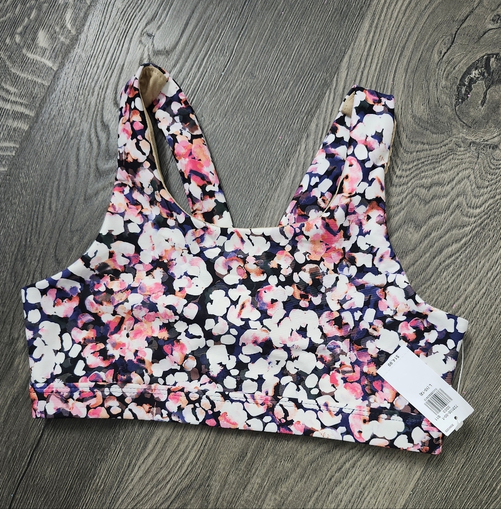 Old Navy, Girls, L, Multicolor Floral Sports Bra